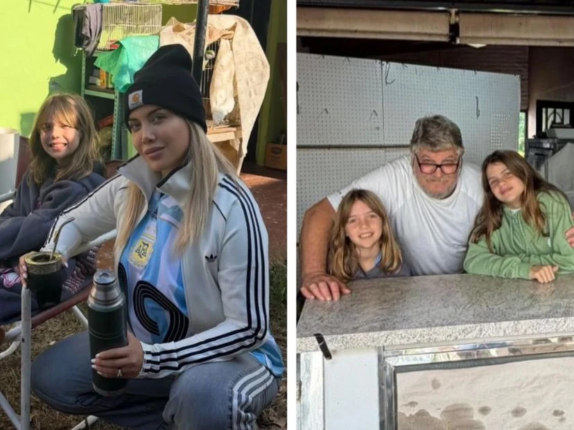 Wanda Nara y sus hijas pasaron un Día Patrio diferente