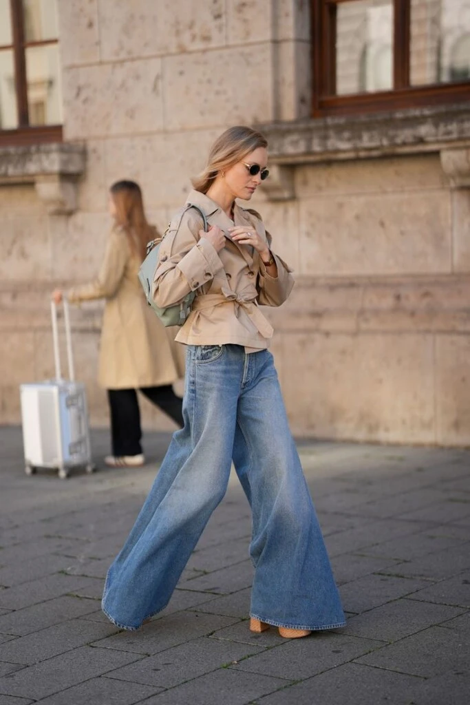 Guía de estilo: 7 formas de usar jeans palazzo en los días fríos