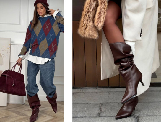 Botas slouchy: la tendencia que vuelve con fuerza en otoño-invierno 2026