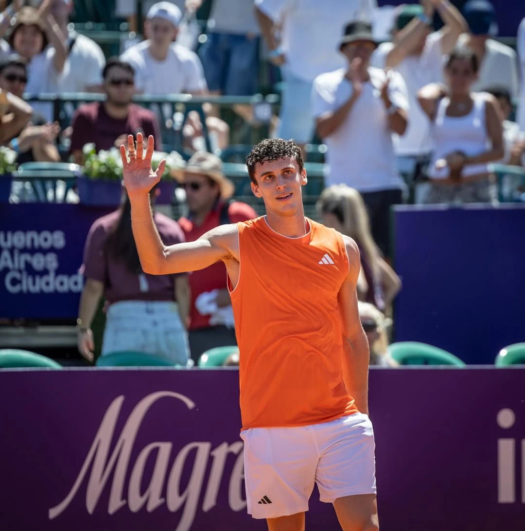 Cerúndolo, el tenista argentino que venció al Nº1 del mundo en Roland Garrós