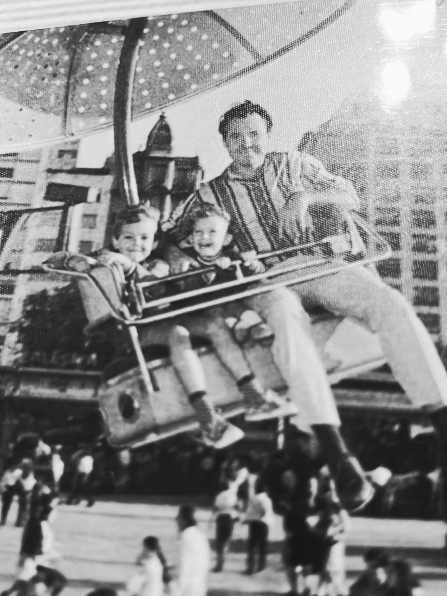 Evelyn Von Brocke durante su infancia. Foto: IG. 
