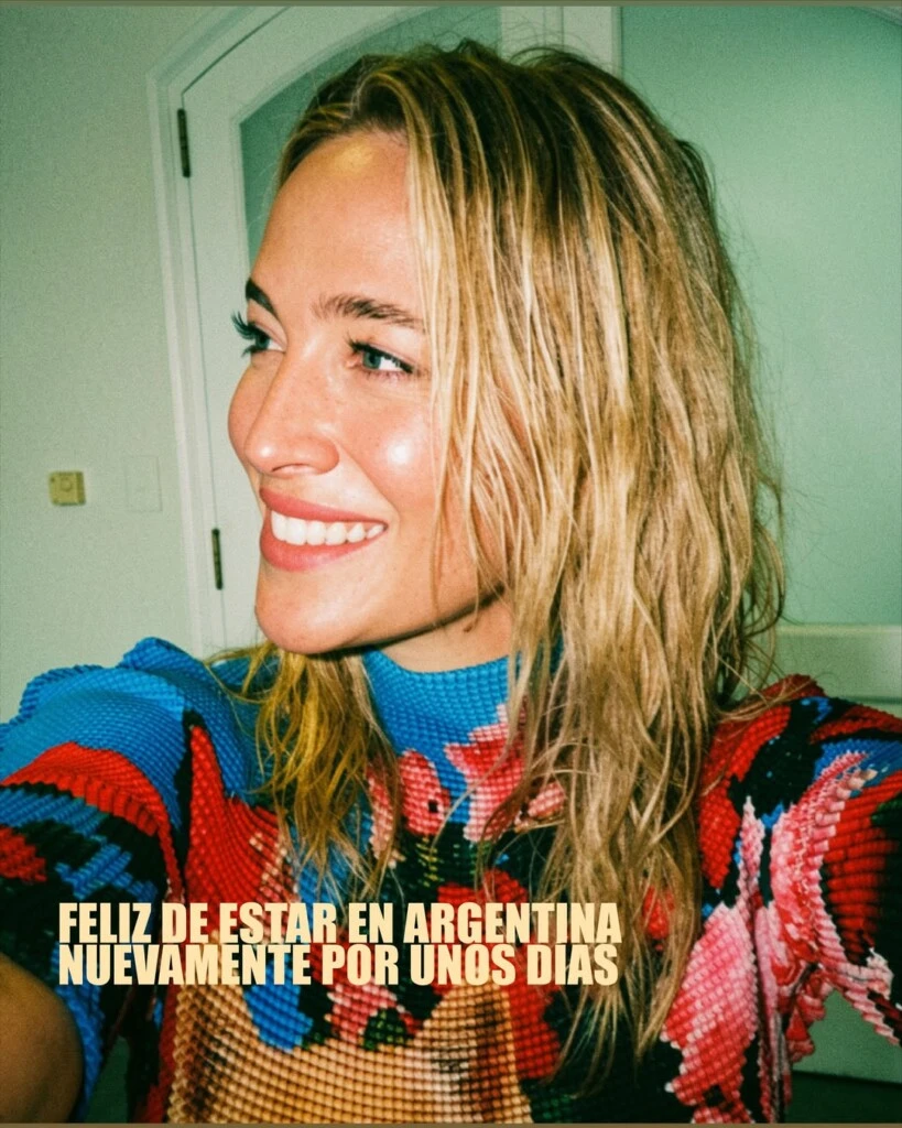 Luisana Lopilato abrió su corazón y compartió las emociones que atraviesa durante su estadía en el país. 