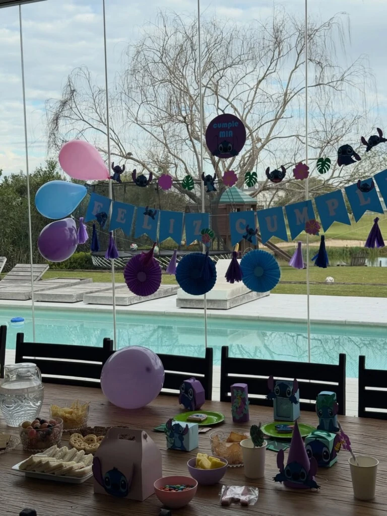 Así fue el íntimo cumpleaños de Mía, la hija de Sabrina Garciarena. Fotos: IG. 