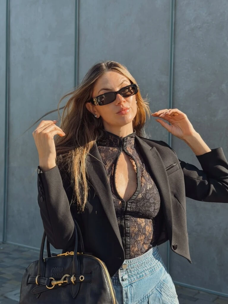 El look de Steph Demner. Foto: IG