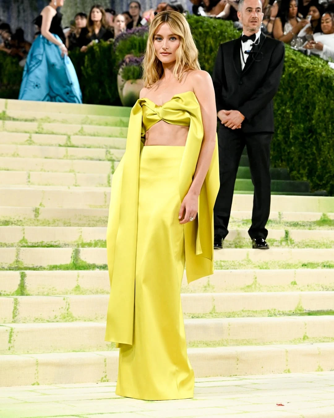 Sarah Pidgeon en un vestido de Loewe.