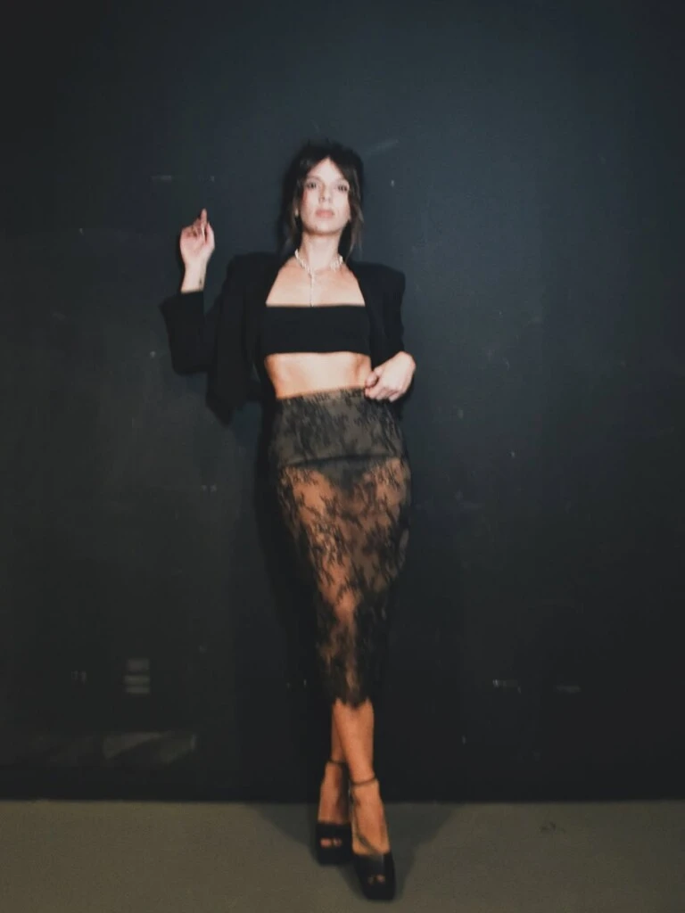 El look de Gime Accardi. Foto: IG