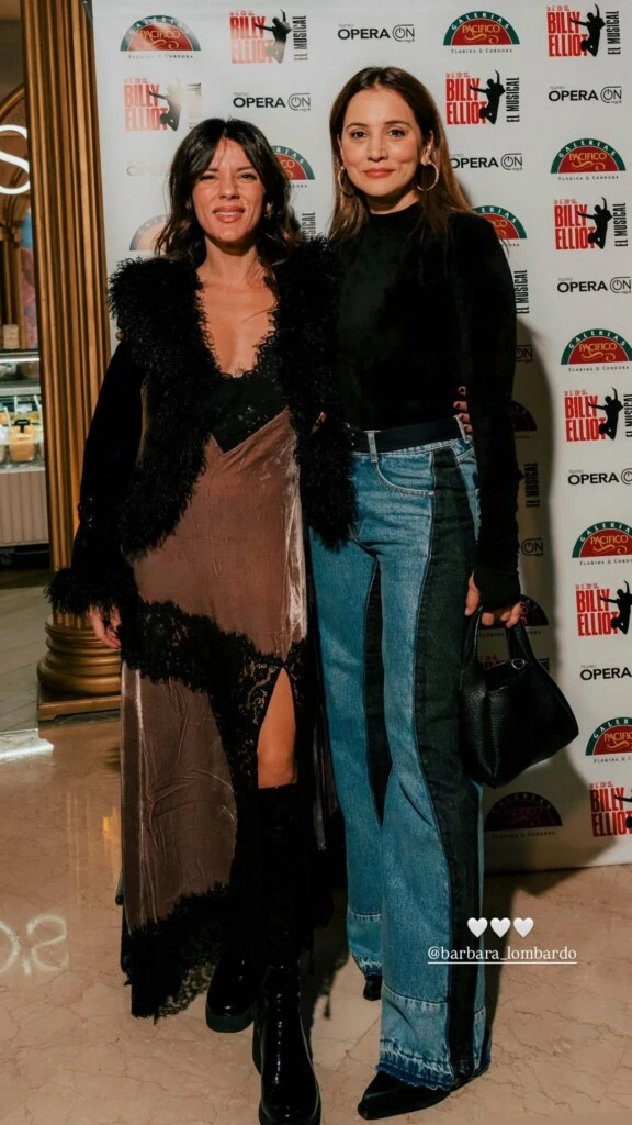 Gime Accardi junto a Bárbara Lombardo.