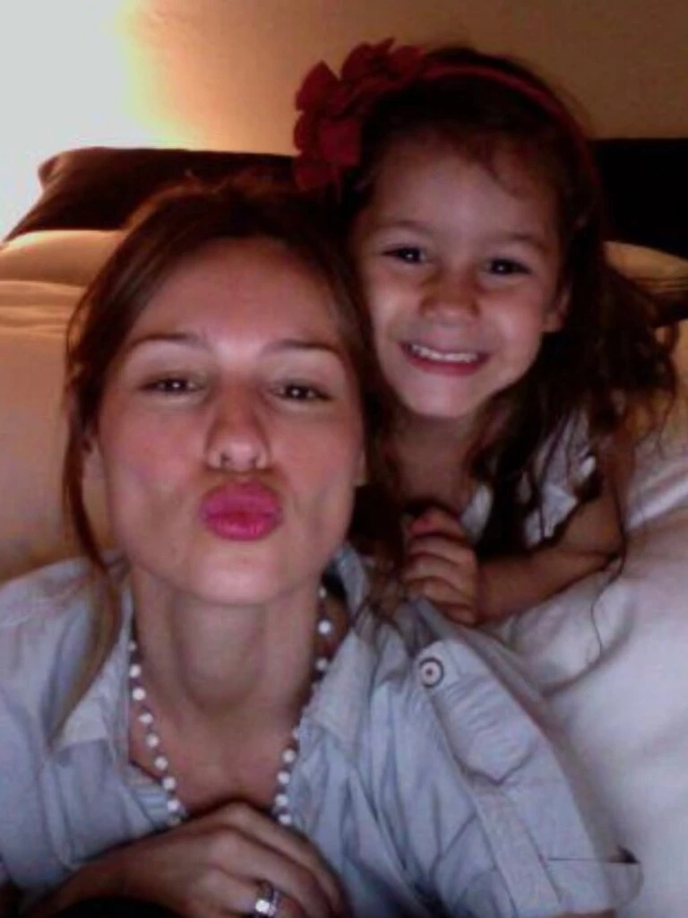 Pampita y su hija Blanca. Foto: IG