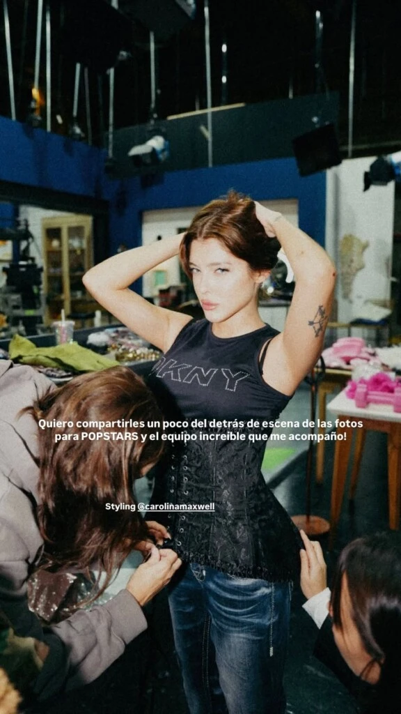 Sofía Gonet compartió el detrás de escena de la sesión de fotos que realizó tras anunciar su incorporación a Popstars, el emblemático programa que volverá a la pantalla de Telefe.