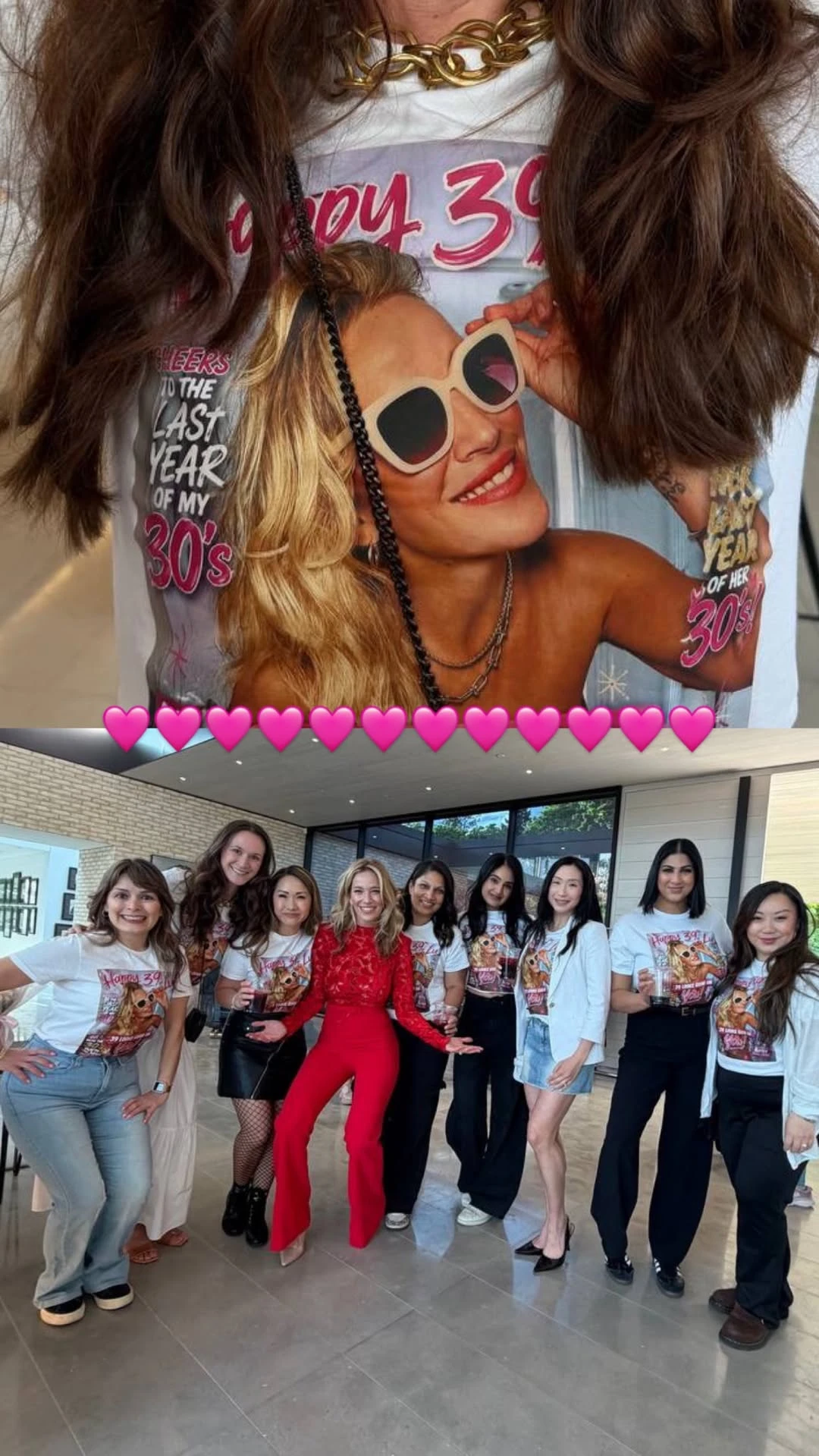 Luisana Lopilato celebró sus 39 con una megafiesta y un impactante look total red