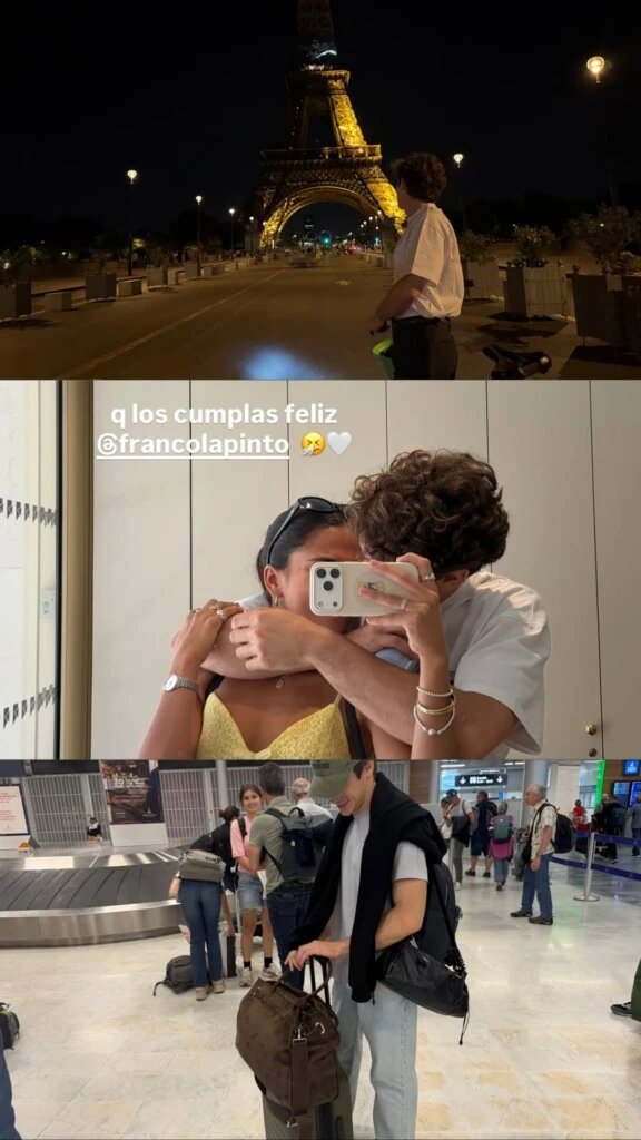 “Que los cumplas feliz”, escribió Maia sobre un collage de tres fotografías que resumieron distintos momentos compartidos durante los últimos meses.