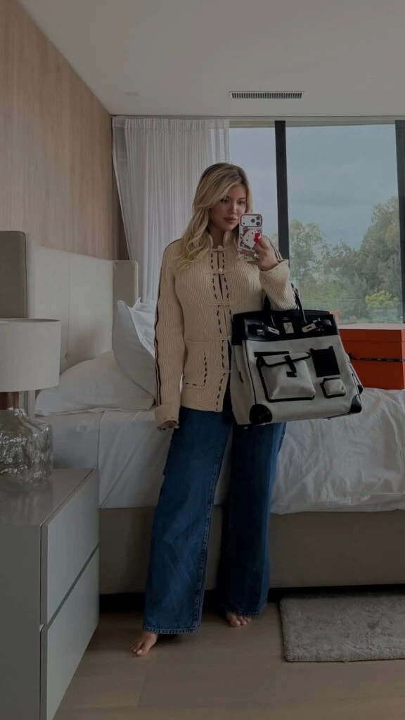 Wanda Nara adquirió un nuevo bolso Hérmes. Fotos: IG.