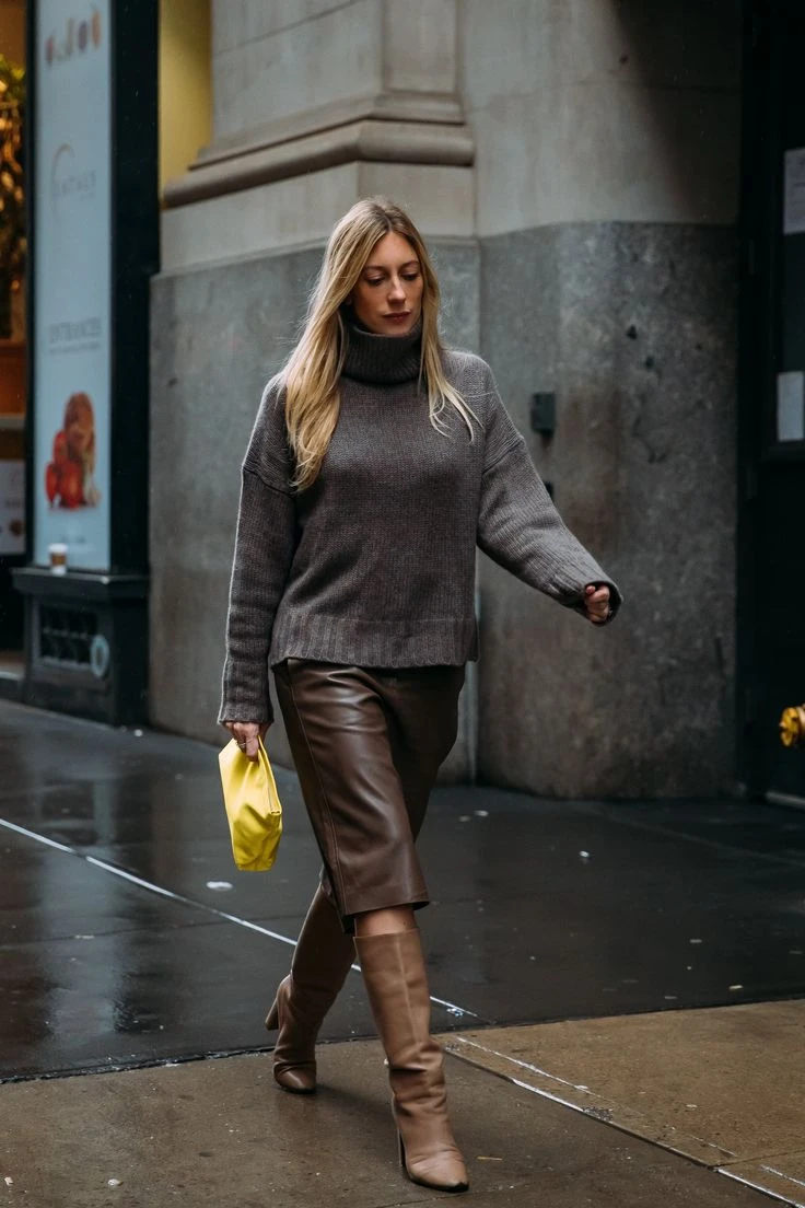 Guía de estilo: cómo llevar bermudas y botas en 7 looks de otoño