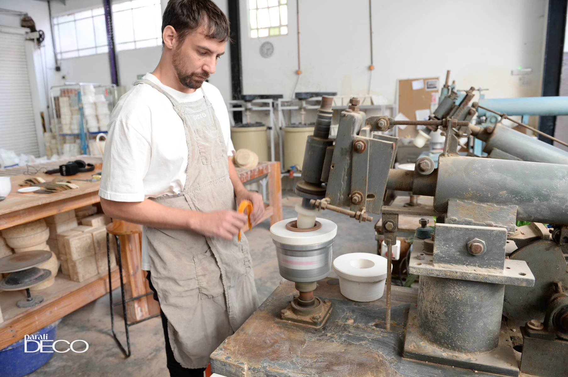 En el estudio se realiza el 100% del proceso de fabricación de las piezas.
