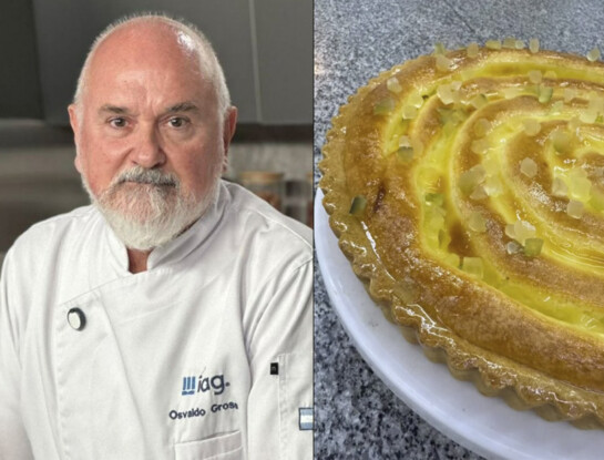 Tarta italiana de limón de Osvaldo Gross: cremosa, cítrica y con tres capas irresistibles