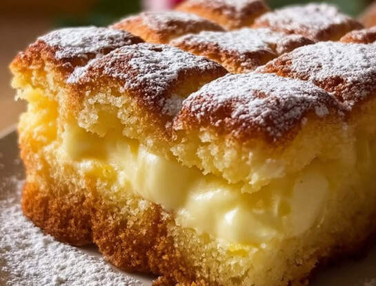 Torta matera con crema pastelera: la receta suave y esponjosa que se deshace en cada bocado