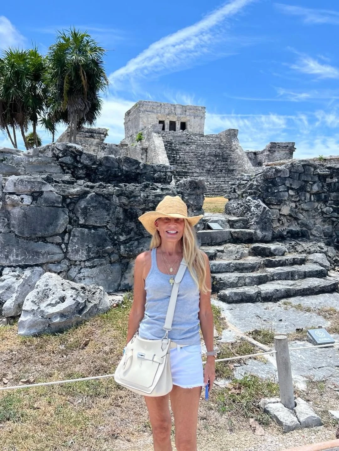 Las fotos de Cercilia Bolocco en Tulum.