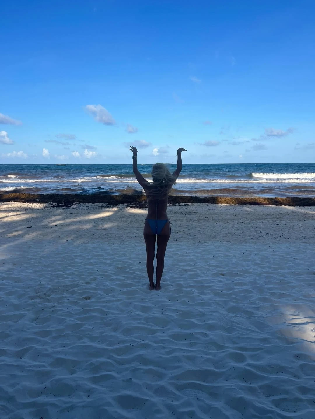 Las fotos de Cercilia Bolocco en Tulum.