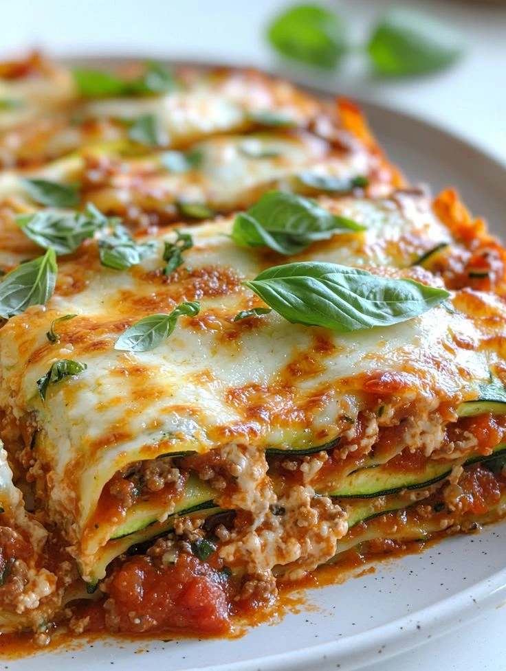 Lasagna de zucchini. Foto: Pinterest