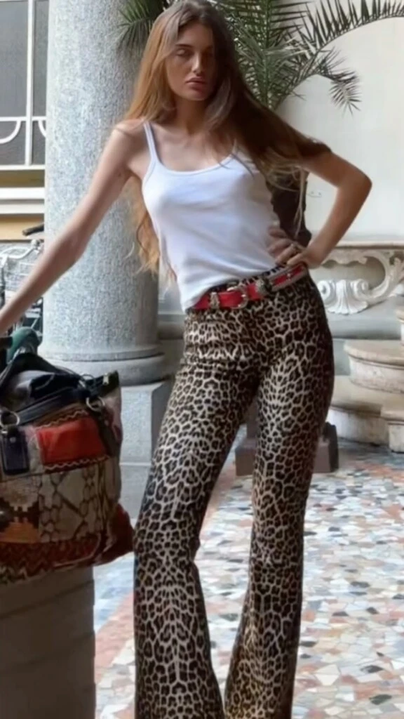 Ese contraste hace que el estampado se vea mucho más refinado.