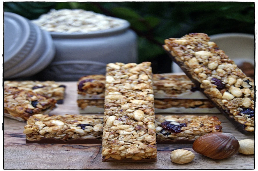 1. Barritas de granola caseras