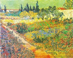 Jardín de Arlés (1889), una de las obras más evocadoras de Vincent van Gogh.
