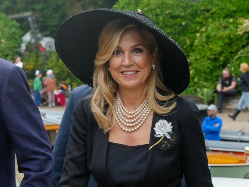 Máxima deslumbró en Venecia con un estilismo clásico inspirado en el glamour de Hollywood