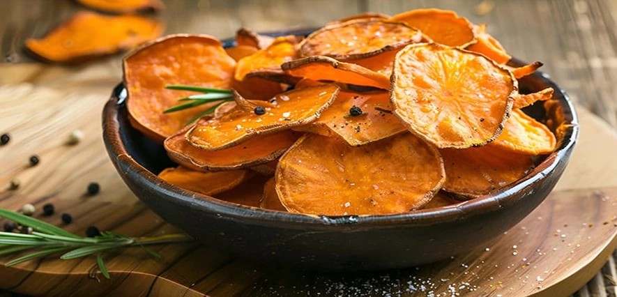 chips de vegetales al horno o air fryer