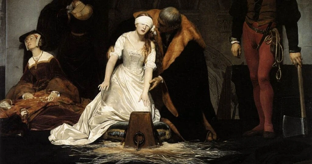 Lady Jane Grey (1833), la emblemática obra del pintor francés Paul Delaroche.