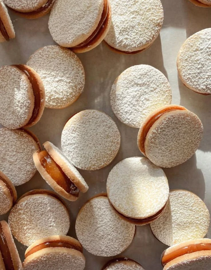Alfajorcitos de dulce de leche. Foto: Pinterest