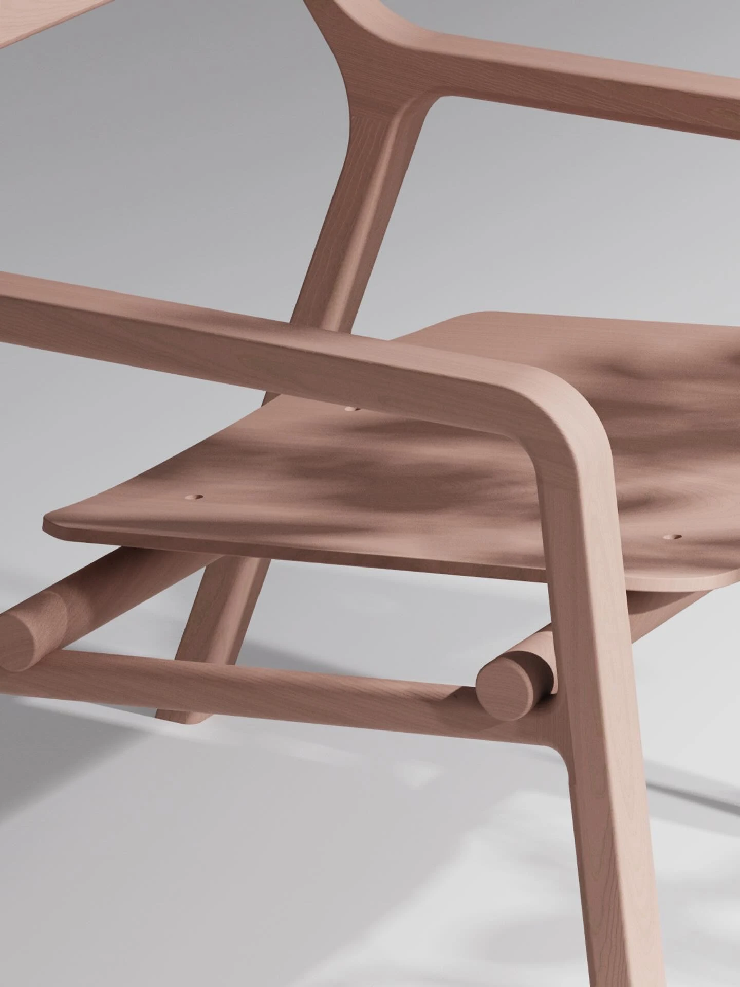 La silla Lounge Chair BRIDGE sintetiza su filosofía de diseño del proyecto de Luis Coronel. 