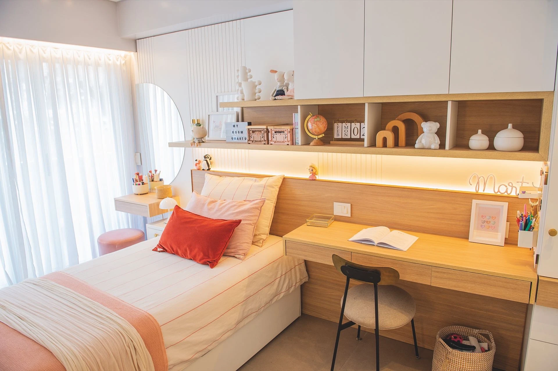 Un dormitorio extra, con estilo y 100 % funcional y flexible.