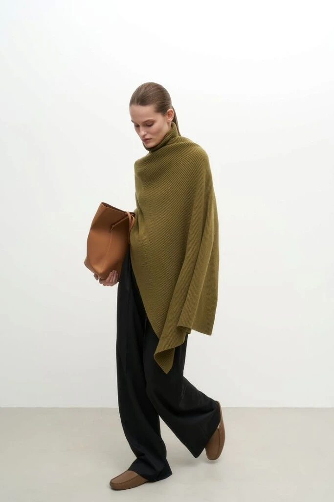 Las versiones lisas conviven con modelos que incorporan cuadros, guardas geométricas o inspiración artesanal, una tendencia que sigue ganando terreno en las pasarelas internacionales.
