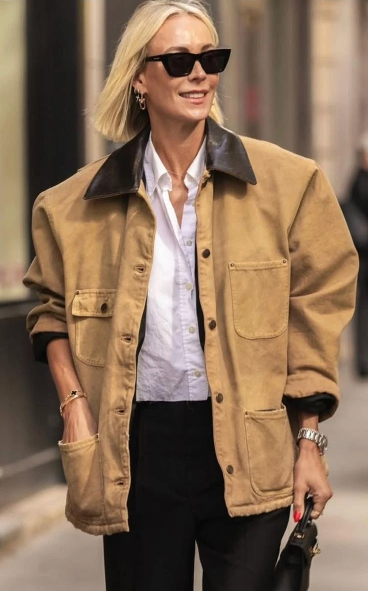 Barn jacket: 7 looks para inspirarte a usar la campera tendencia del otoño-invierno