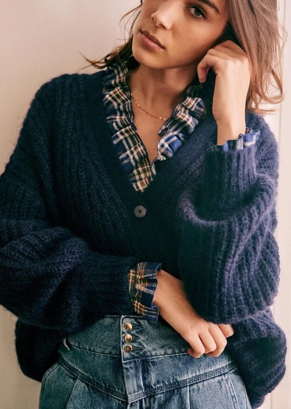 El cardigan vintage vuelve a ser tendencia