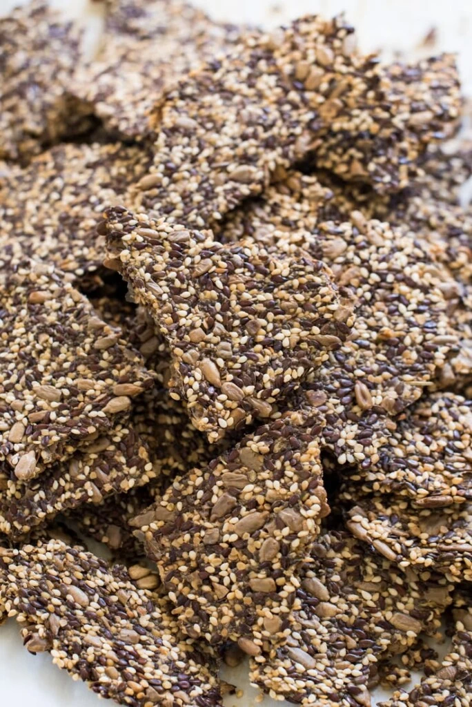 Galletitas de lino y chía. Foto: Pinterest