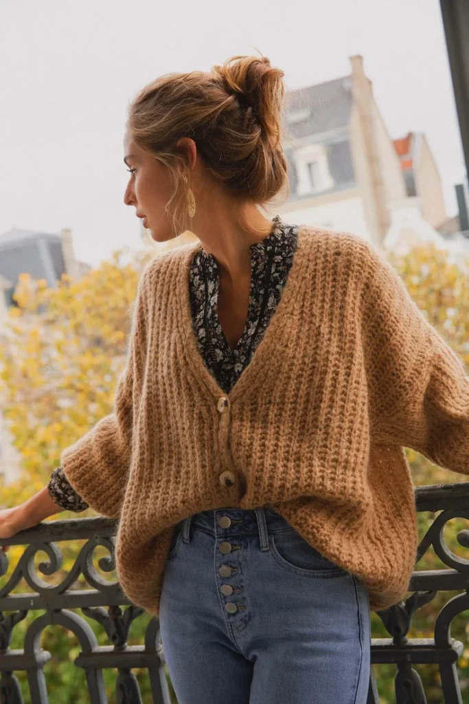 El cardigan vintage vuelve a ser tendencia