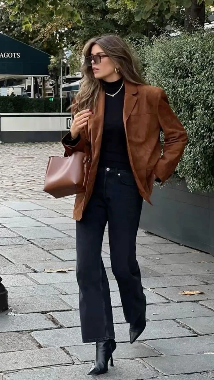 look con suéter polera