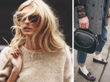 7 looks que demuestran que el jean azul y el suéter tejido siguen siendo la combinación más chic del invierno