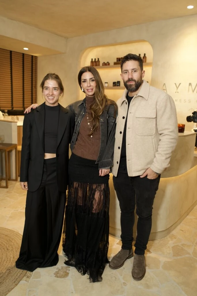 Micaela Pichniy, Milagros Brito y Agustín Garavaglia.
