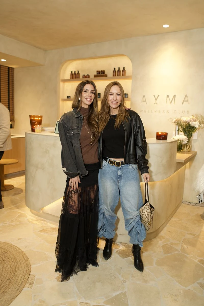 Milagros Brito junto a Analía Franchín.