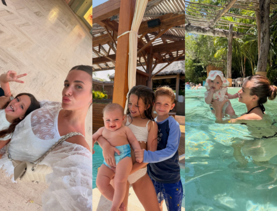 Cami Homs mostró las postales más tiernas de su viaje familiar al Caribe