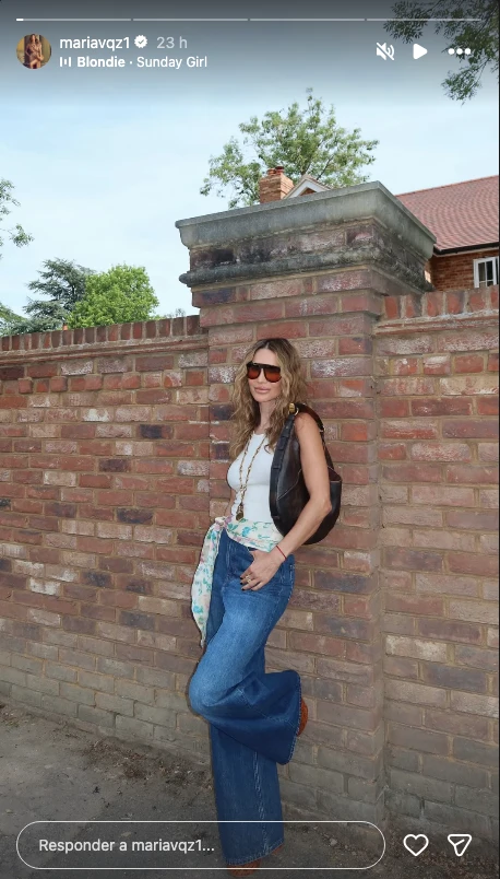 El look de María Vázquez. 