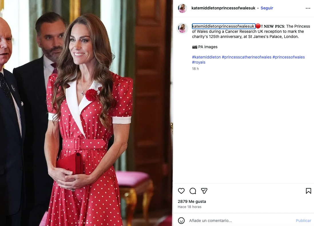 El vestido de Kate Middleton que evocó la moda de los años 50