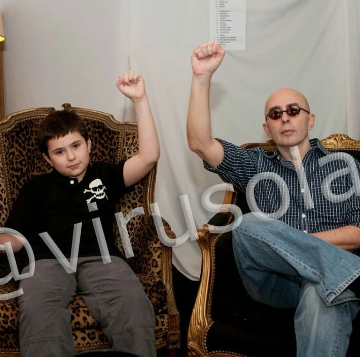 Con su hijo