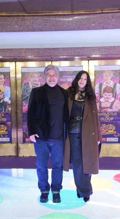 Pachu Peña y su novia paula Paparella.