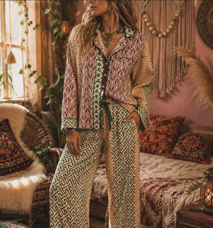 Pijama con impronta boho de @vars_ok.