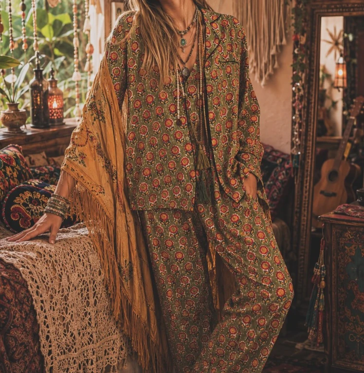 Pijama con impronta boho de @vars_ok.