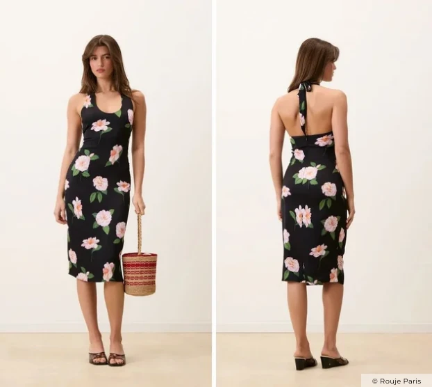 Charlotte Casiraghi en Paris con un look de la firma Rouje París.
