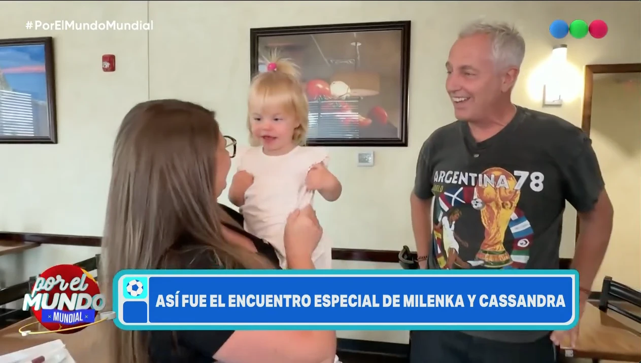 El encuentro de Milenka con Kasandra, la mujer que la llevó en su panza. 
